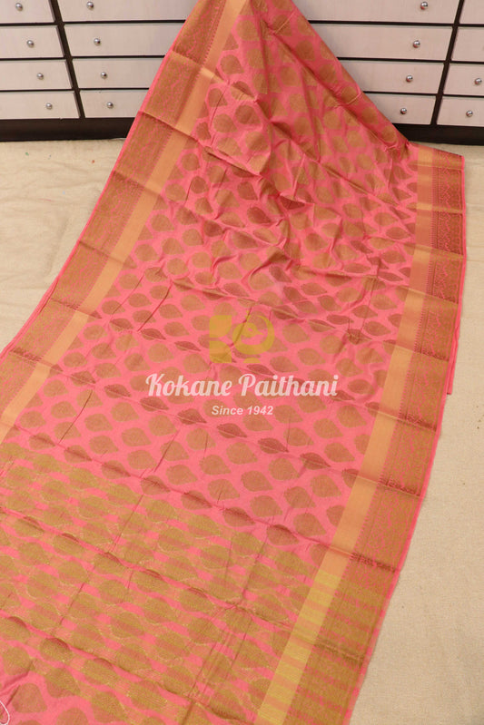 Tussar Paan Butti Saree