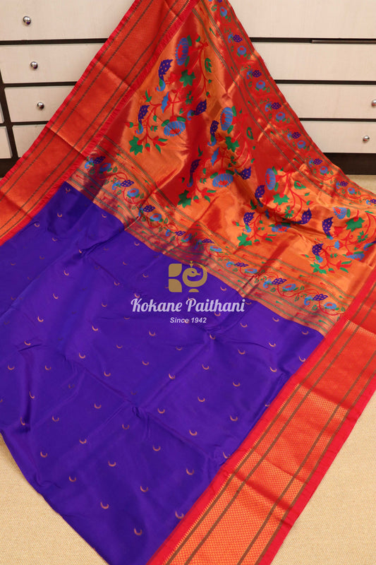 Kadiyal Chandrakala Fancy Pallu Paithani