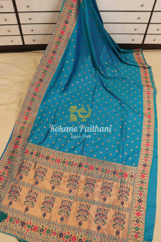 Kunjan Silk Brocade Paithani