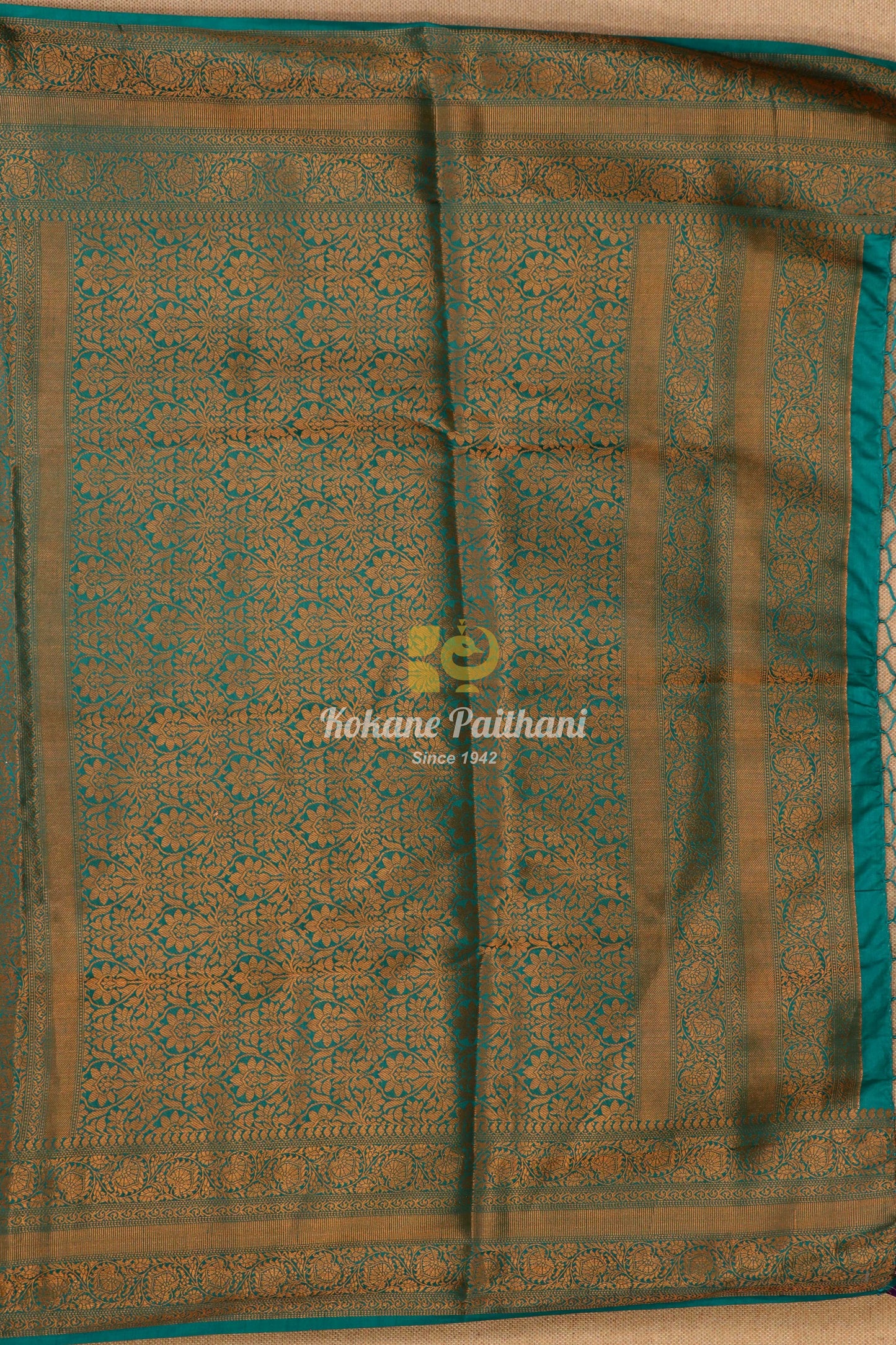 Raw Copper Saree