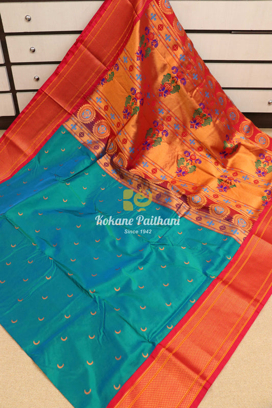 Kadiyal Chandrakala Fancy Pallu Paithani