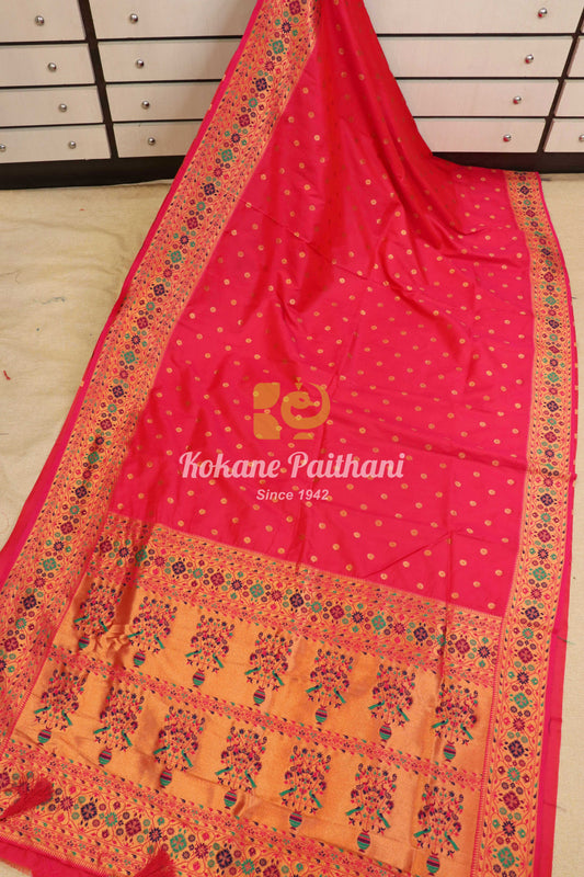 Kunjan Silk Brocade Paithani