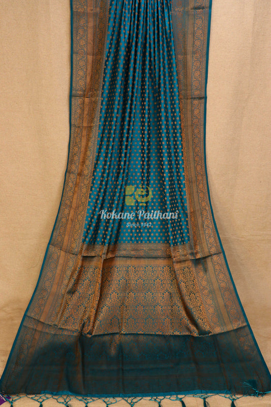 Raw Copper Saree