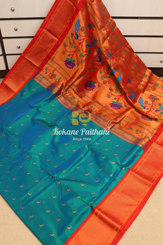 Kadiyal Chandrakala Fancy Pallu Paithani