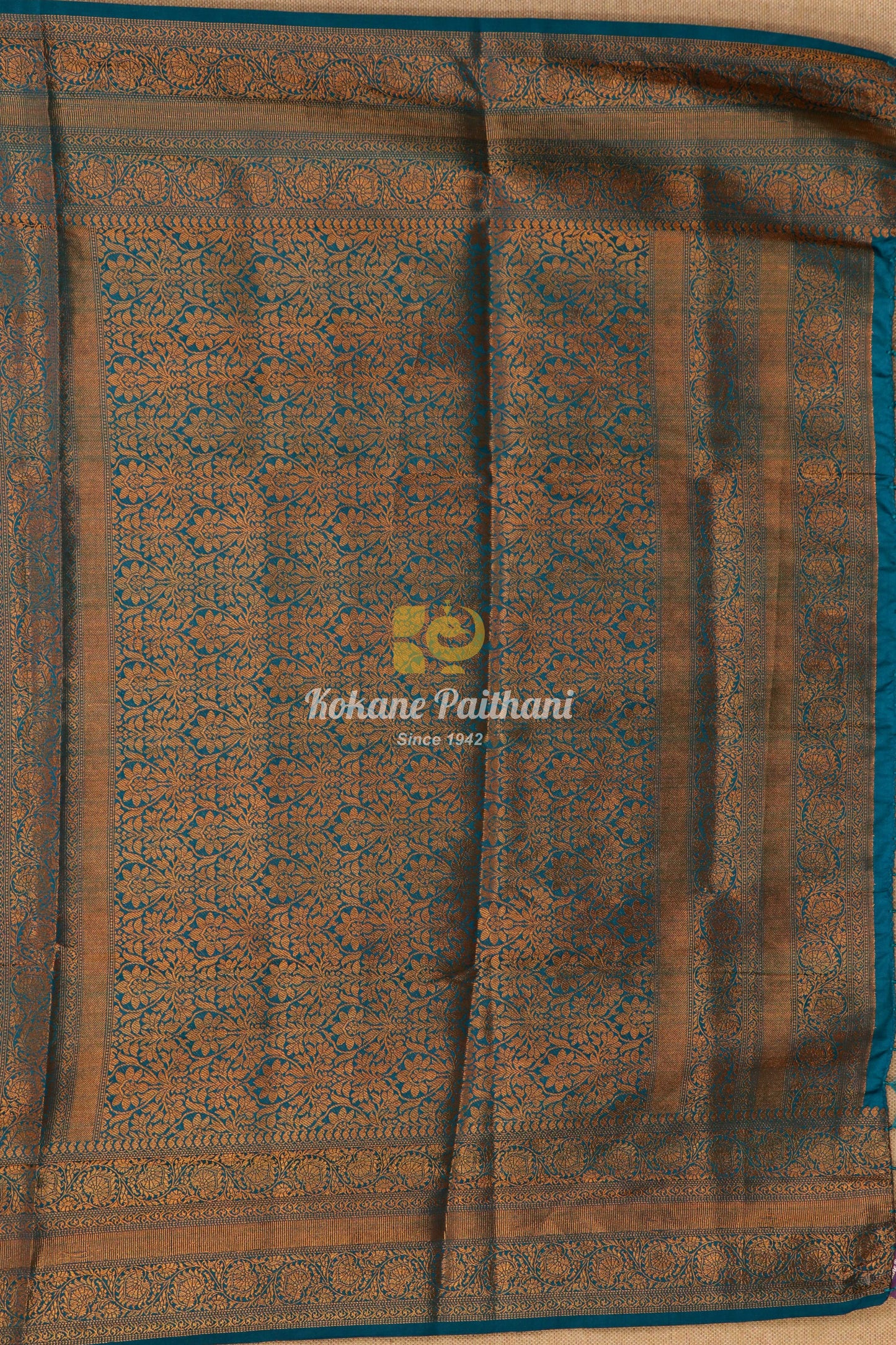 Raw Copper Saree