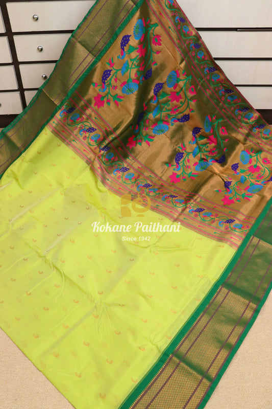 Kadiyal Chandrakala Fancy Pallu Paithani