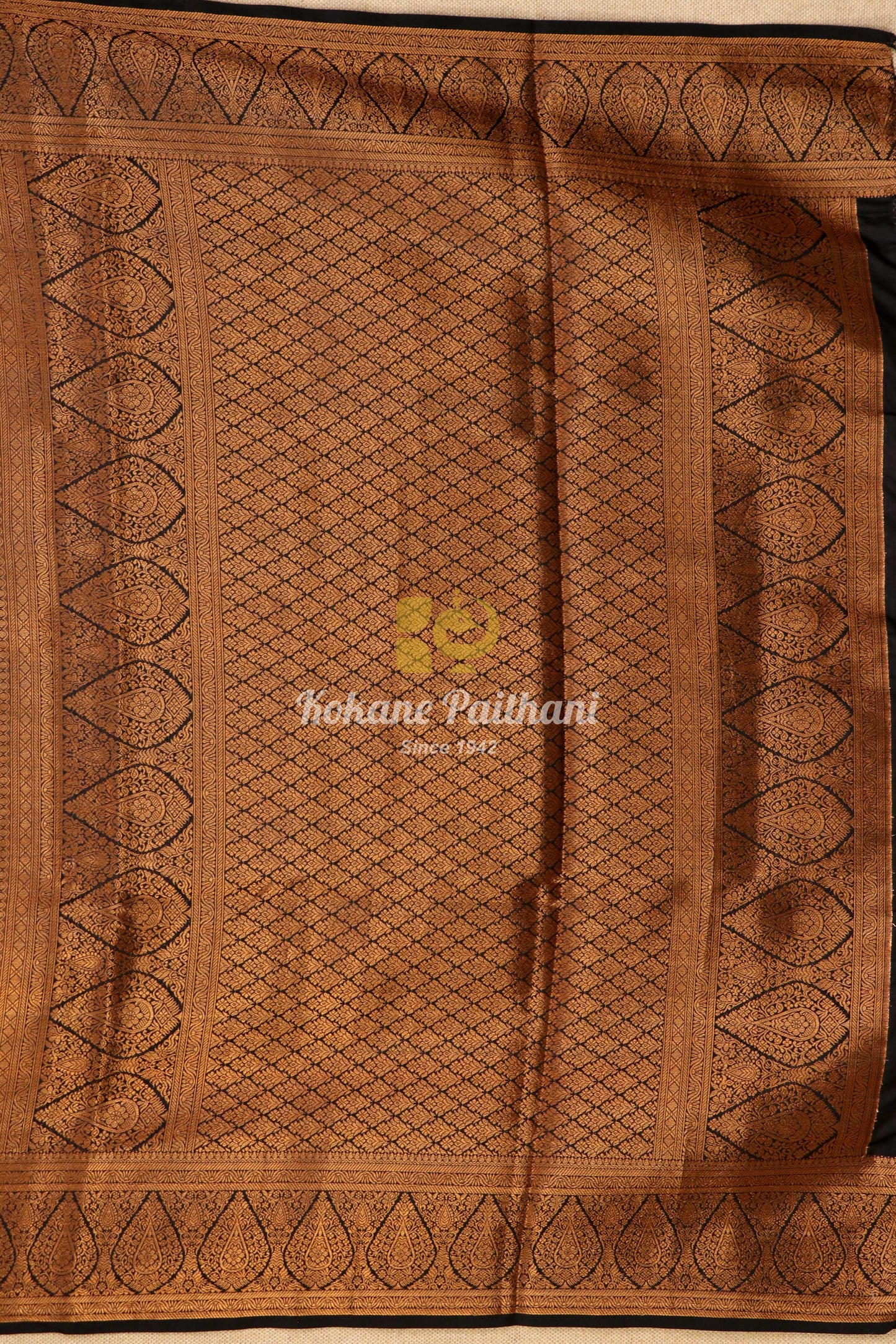 Raw Copper Saree