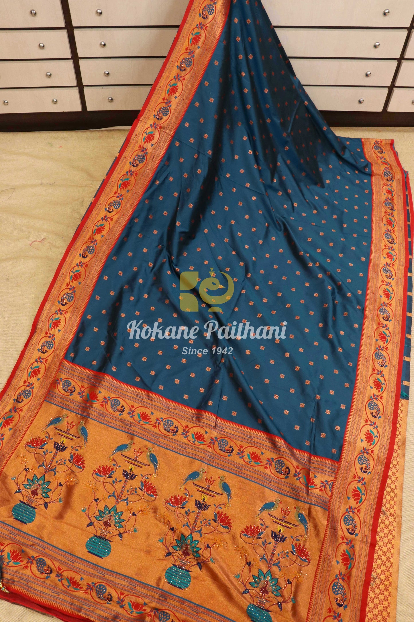 Silk Palace Brocade Paithani