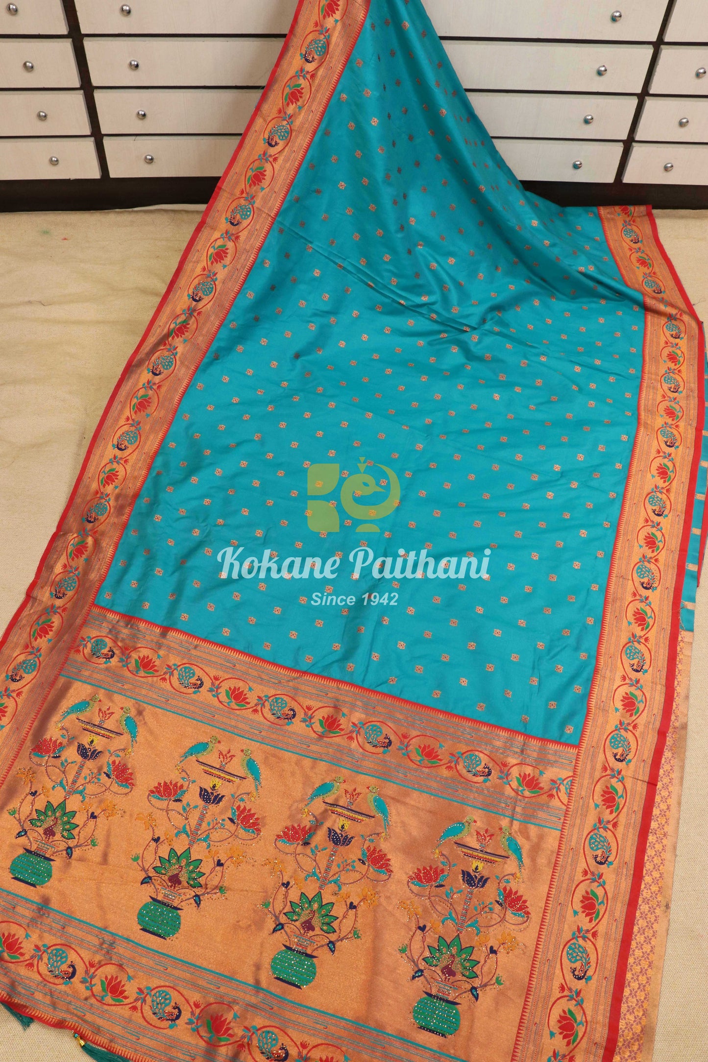 Silk Palace Brocade Paithani