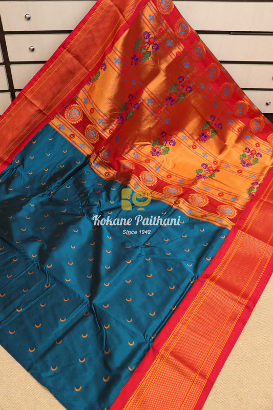 Kadiyal Chandrakala Fancy Pallu Paithani