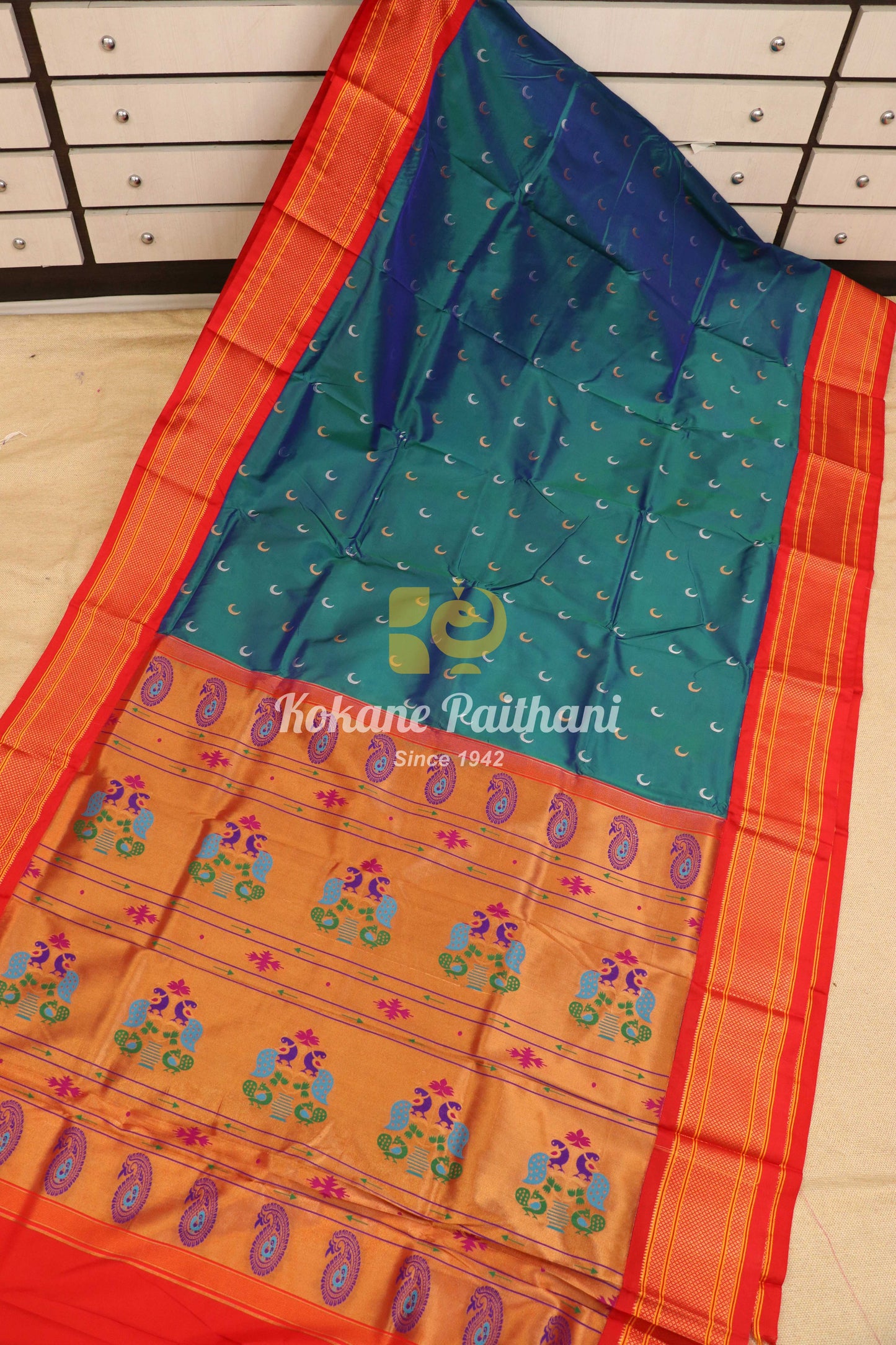 Kadiyal Chandrakor Maharani Paithani Saree
