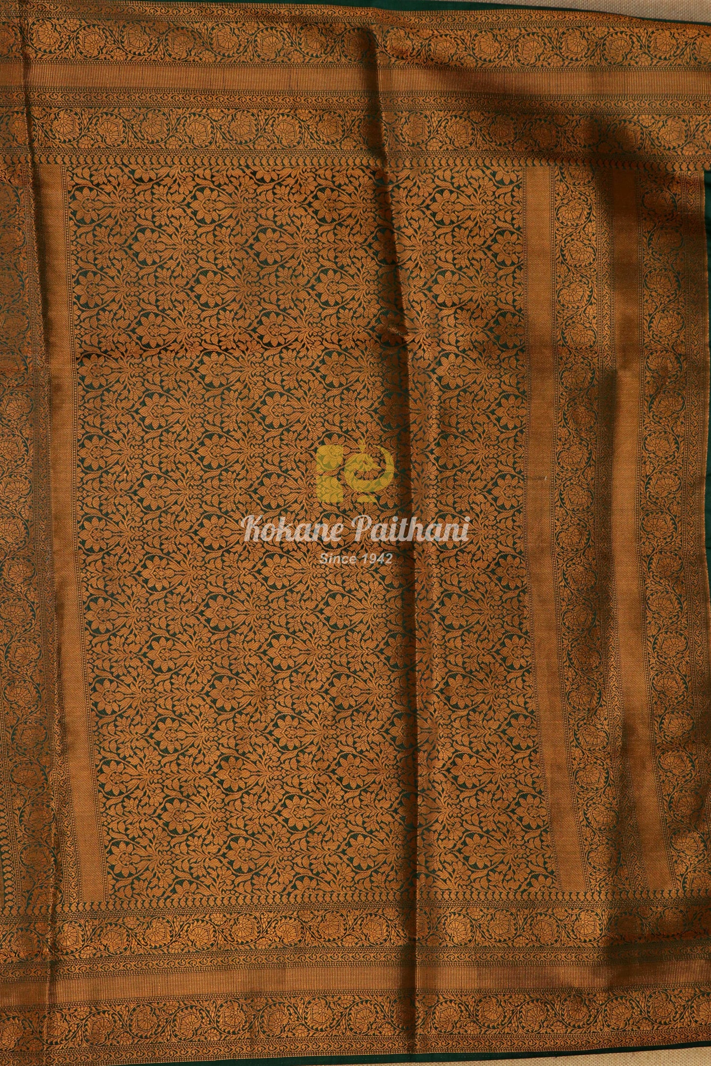 Raw Copper Saree