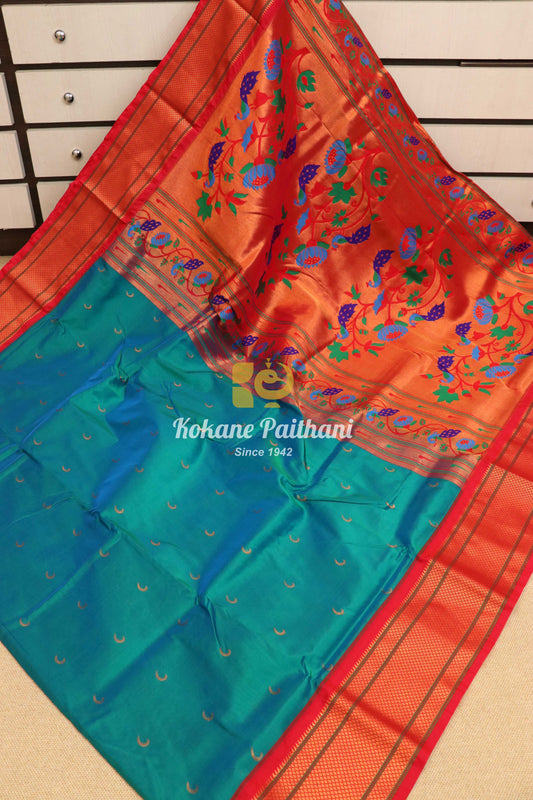 Kadiyal Chandrakala Fancy Pallu Paithani