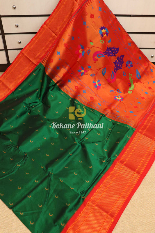 Kadiyal Chandrakala Fancy Pallu Paithani