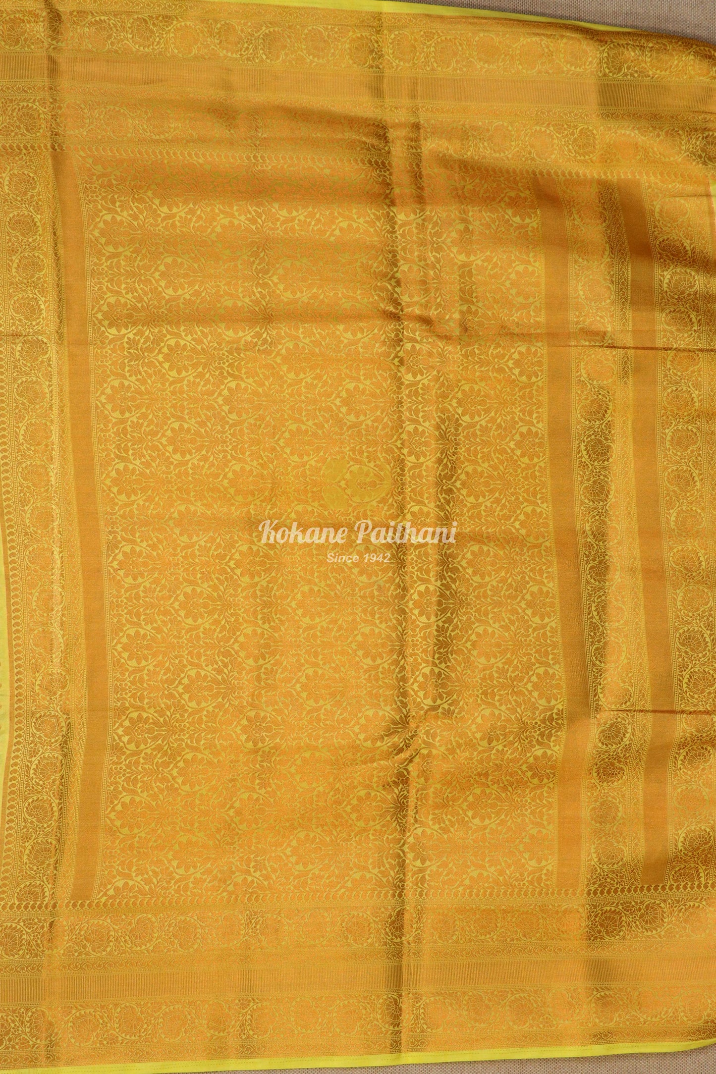 Raw Copper Saree