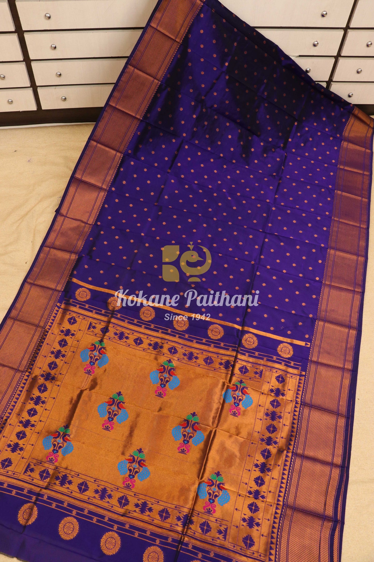 Semi Maharani Paithani Saree