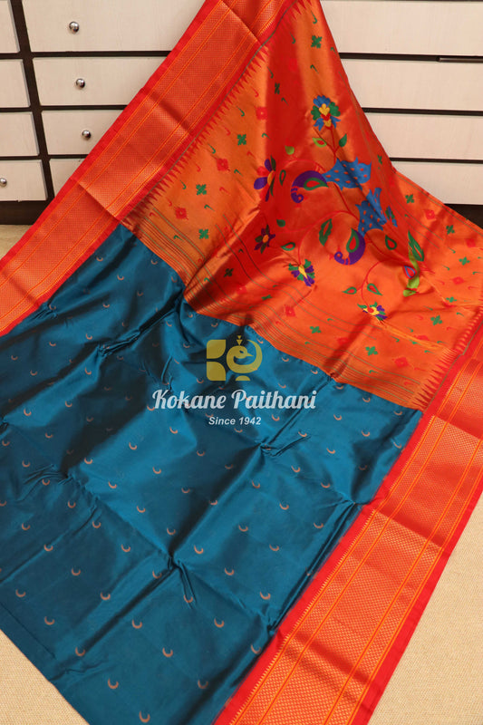 Kadiyal Chandrakala Fancy Pallu Paithani