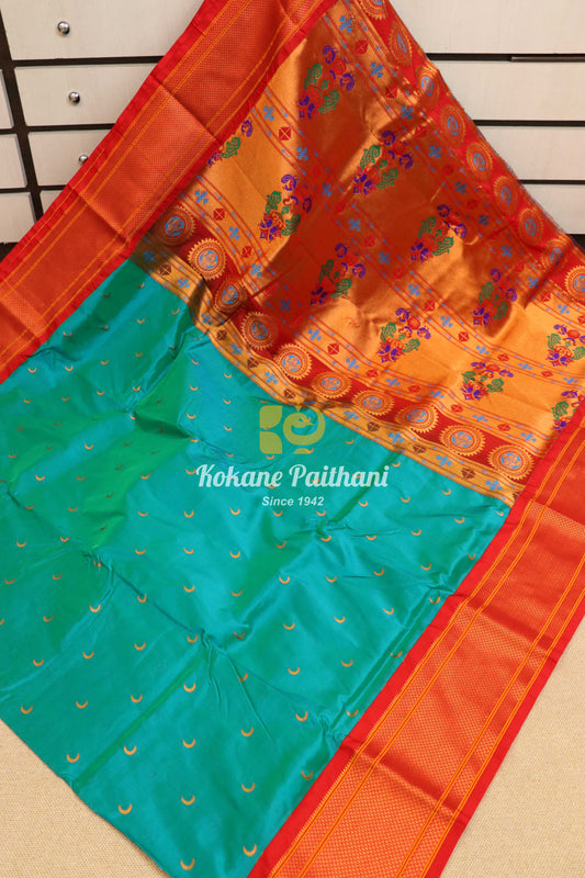 Kadiyal Chandrakala Fancy Pallu Paithani