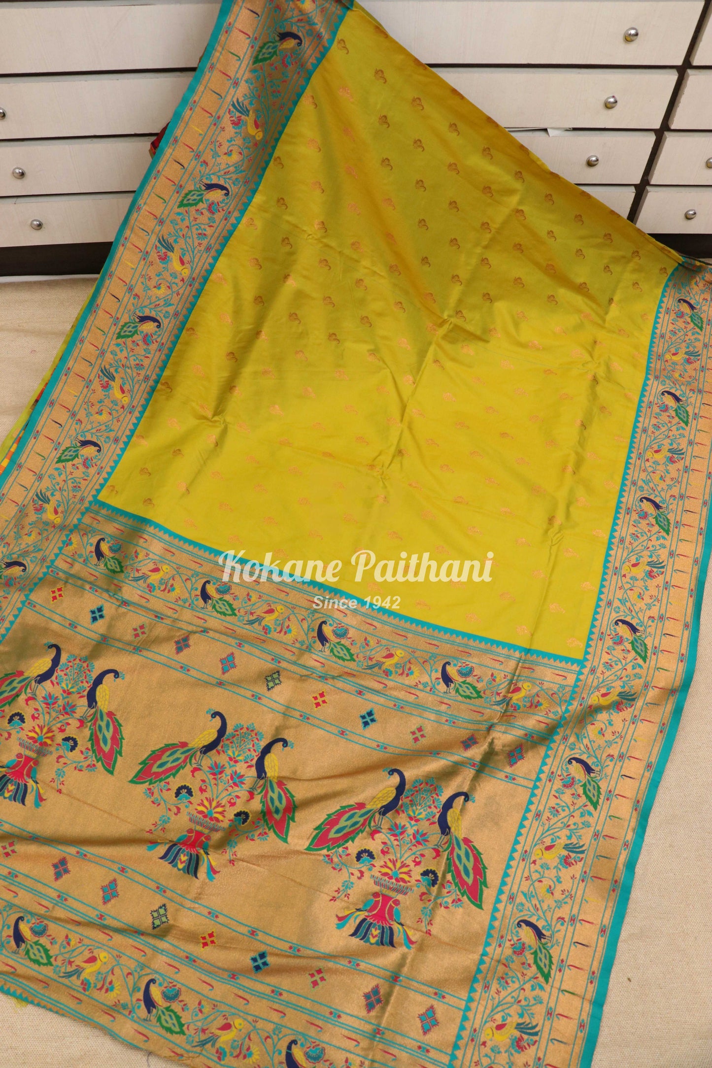Vaishnavi Silk Brocade Paithani Saree