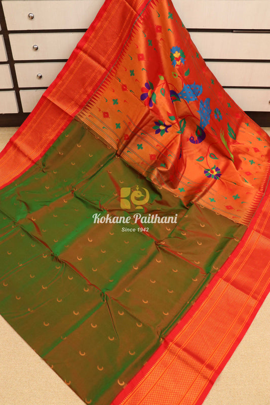 Kadiyal Chandrakala Fancy Pallu Paithani