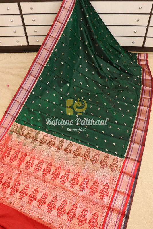 Chand butta Semi Paithani Saree