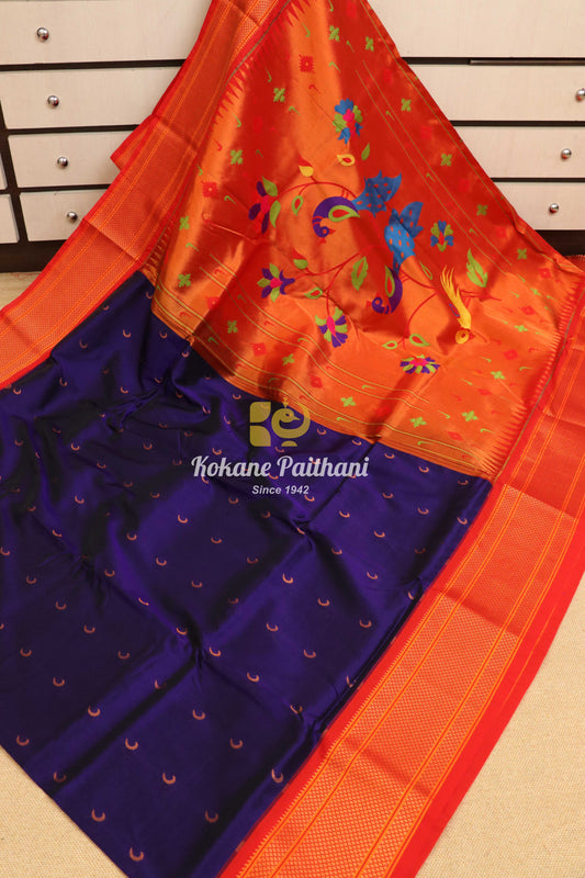 Kadiyal Chandrakala Fancy Pallu Paithani