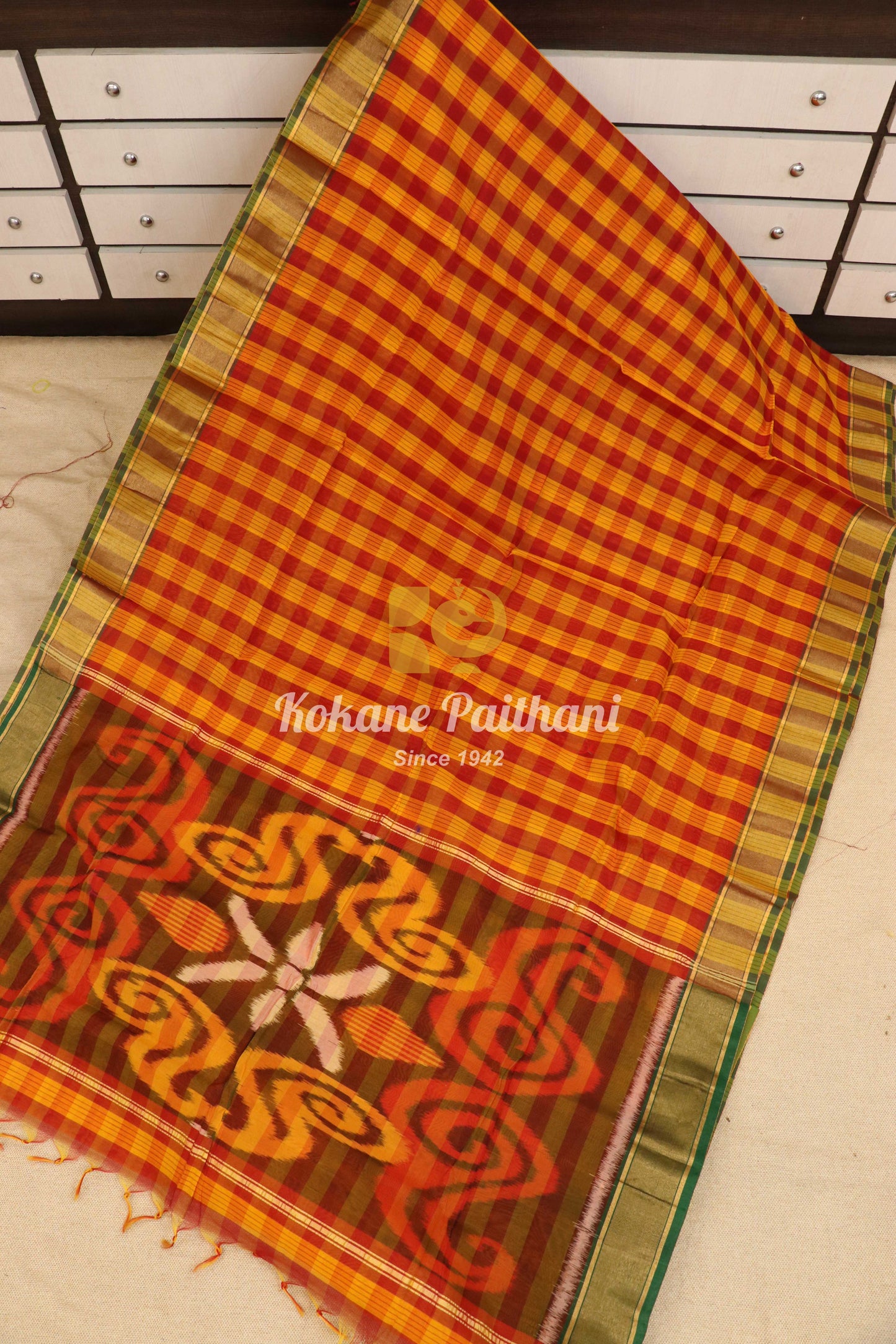 Cotton Patola Saree