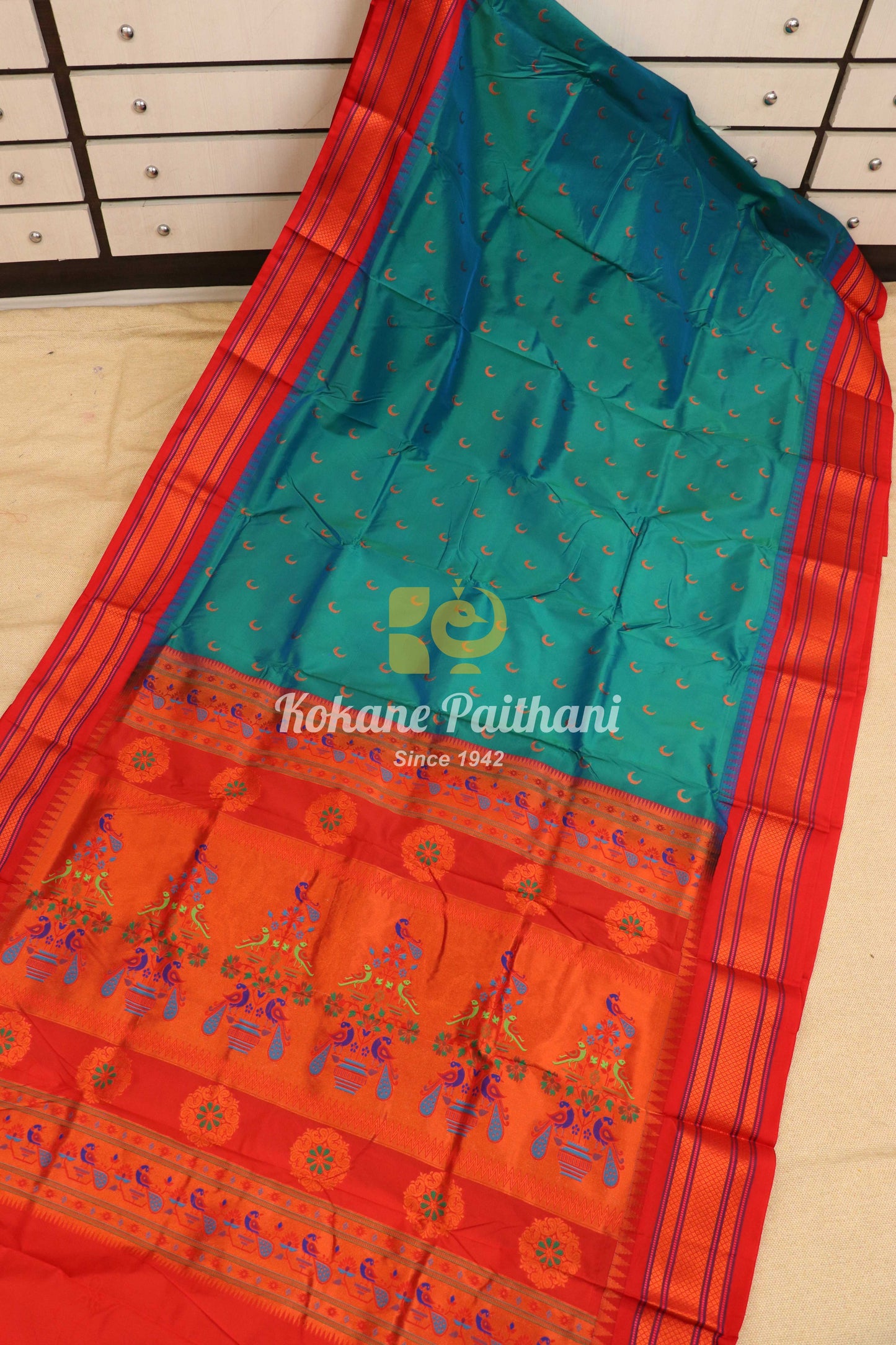 Kadiyal Chandrakor Maharani Paithani Saree