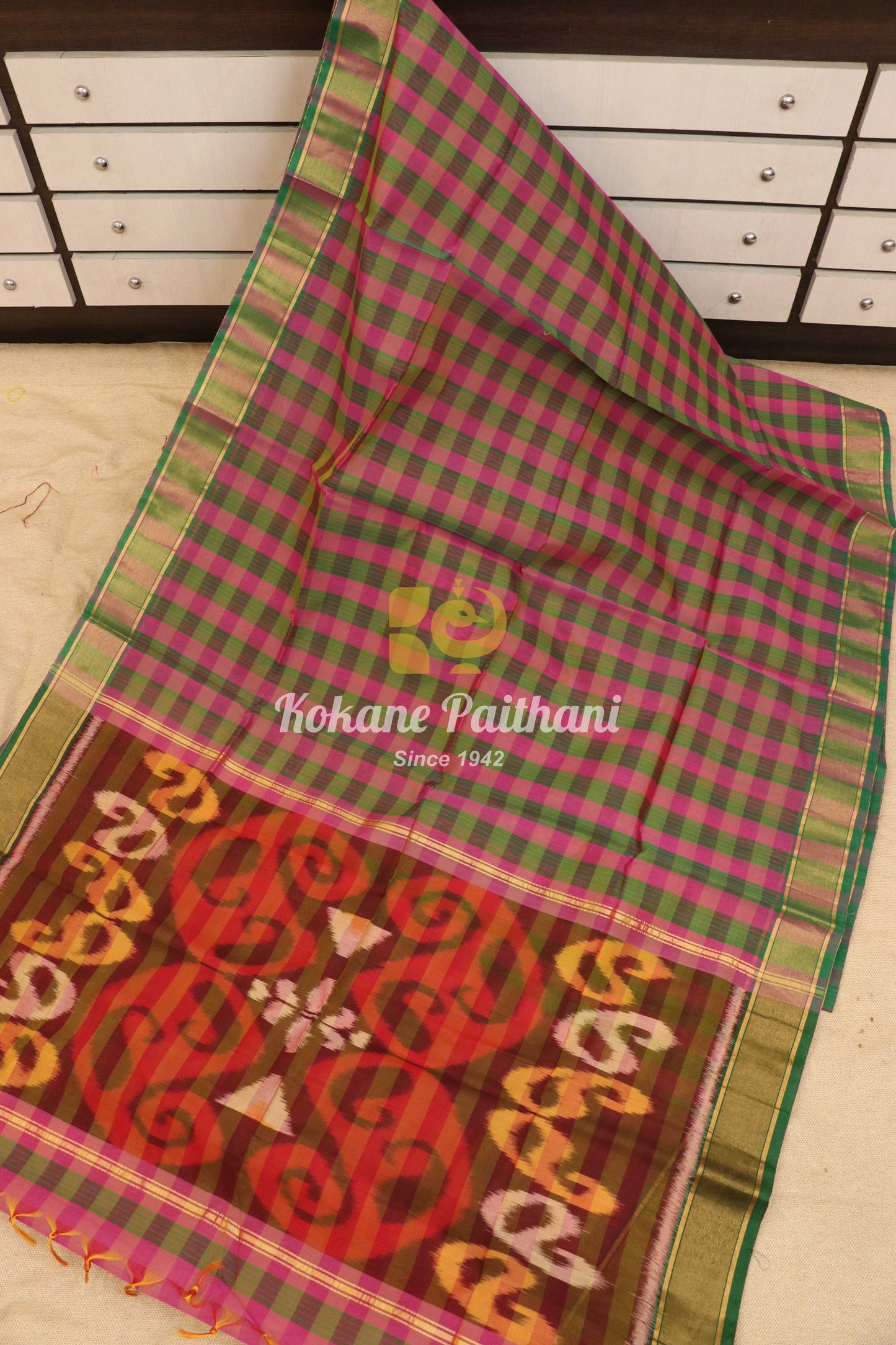 Cotton Patola Saree