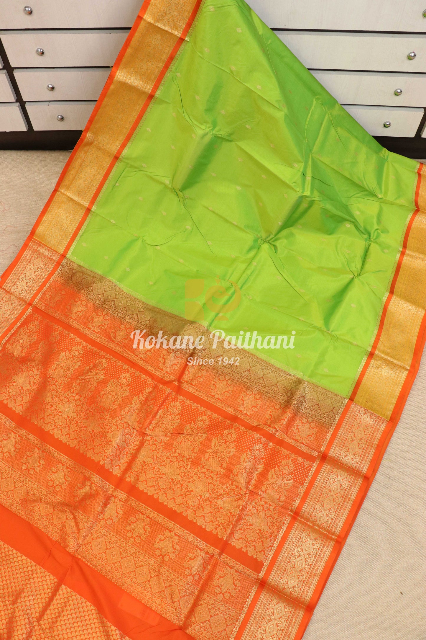 Semi Kanjiwaram Saree