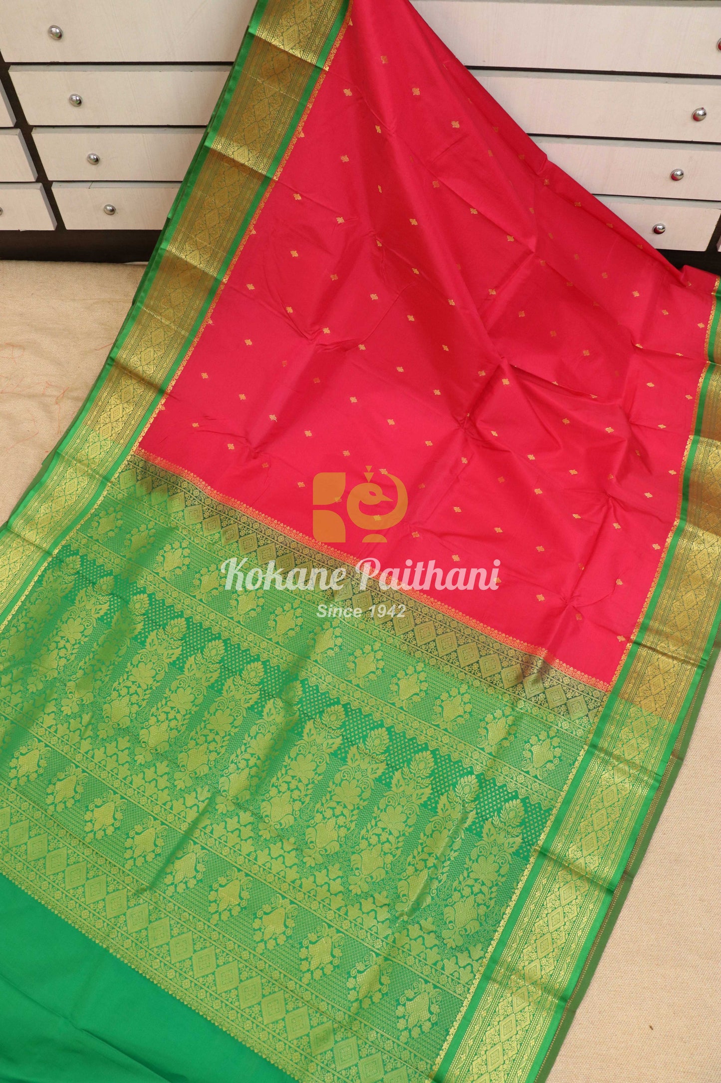 Semi Kanjiwaram Saree