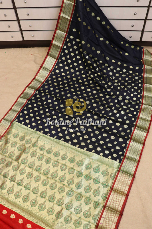 Banaras Semi Paithani Saree