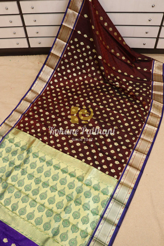 Banaras Semi Paithani Saree