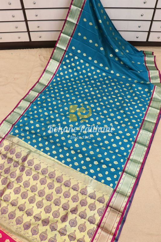 Banaras Semi Paithani Saree