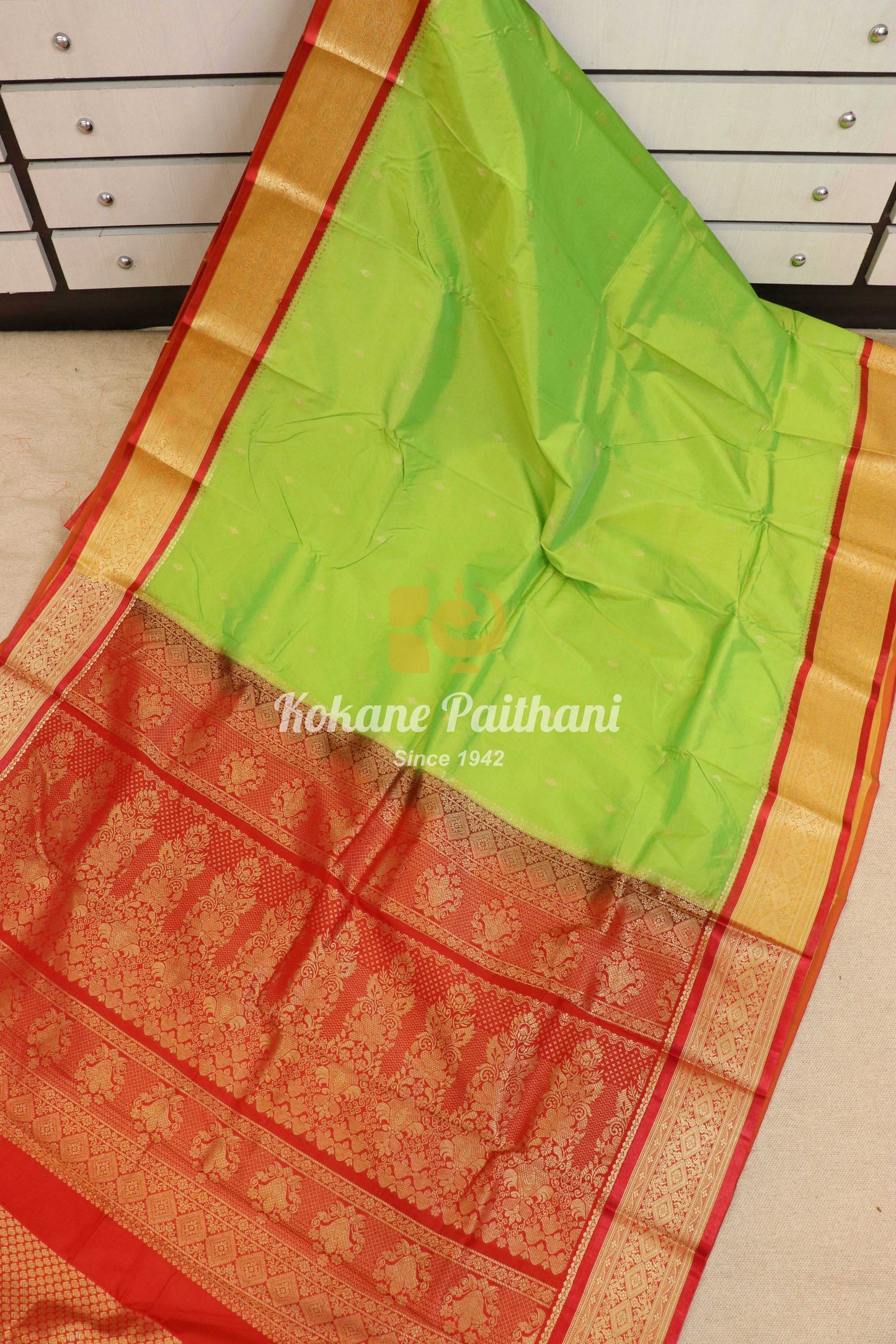 Semi Kanjiwaram Saree