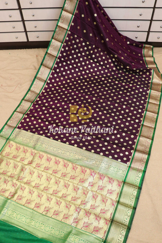 Banaras Semi Paithani Saree