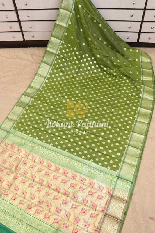 Banaras Semi Paithani Saree