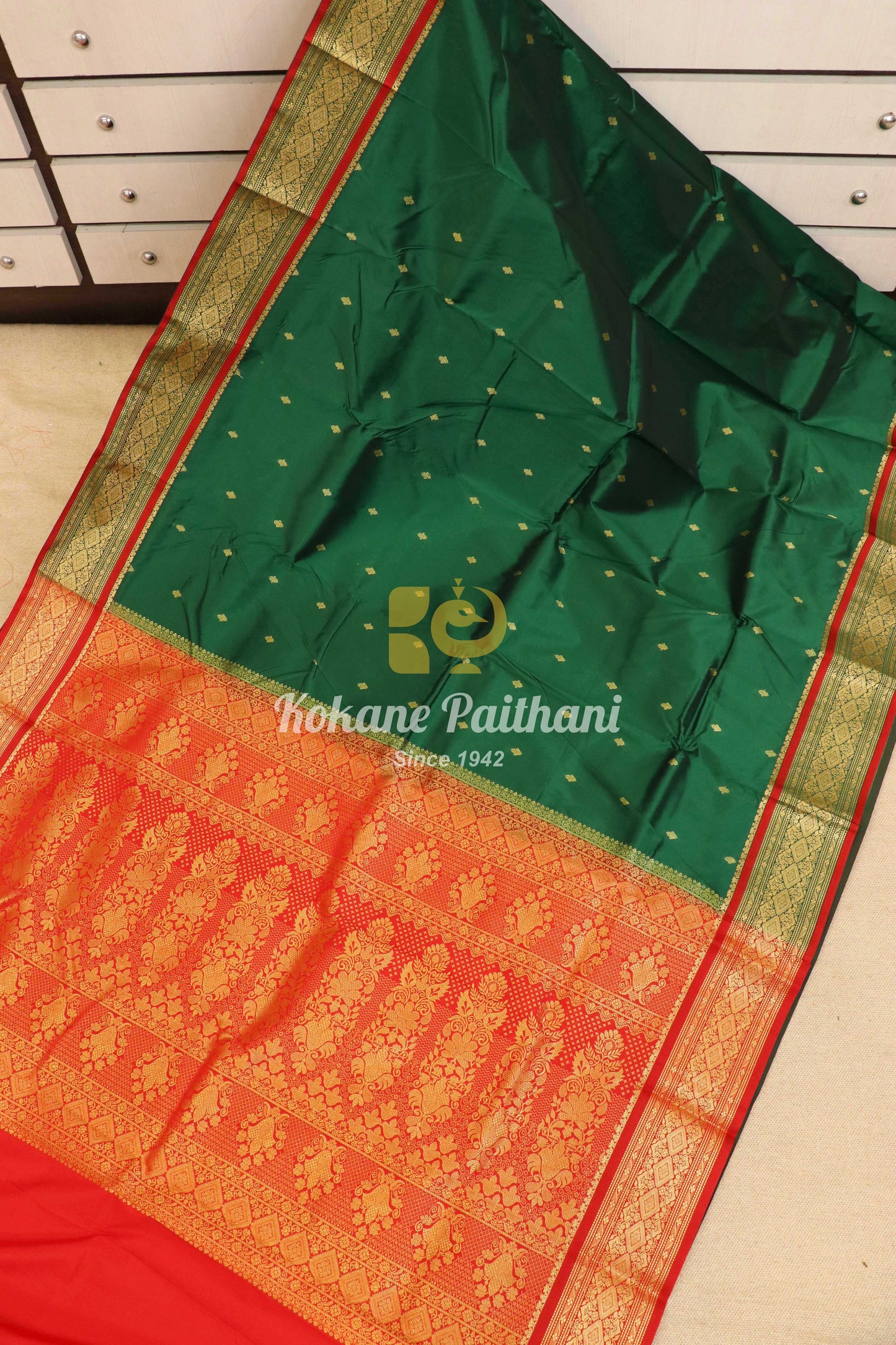 Semi Kanjiwaram Saree