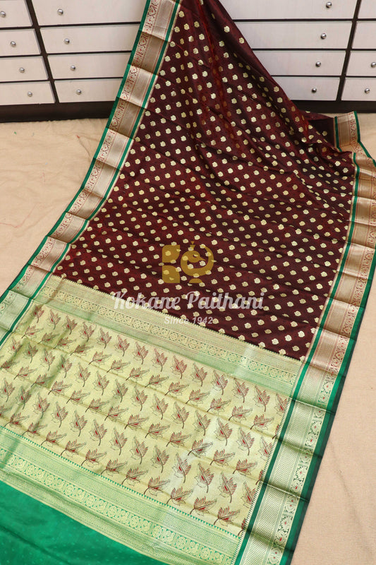 Banaras Semi Paithani Saree