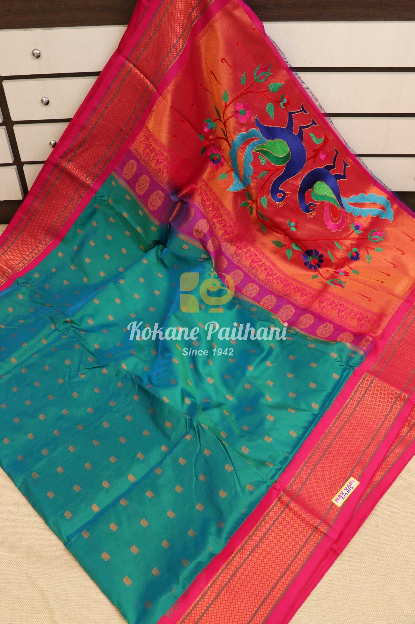 Kadiyal Rich Pallu 9 Wari Saree