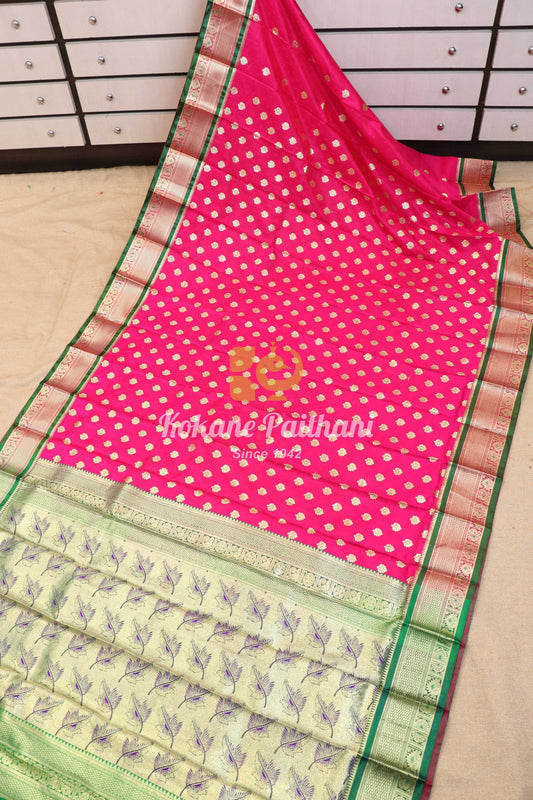 Banaras Semi Paithani Saree