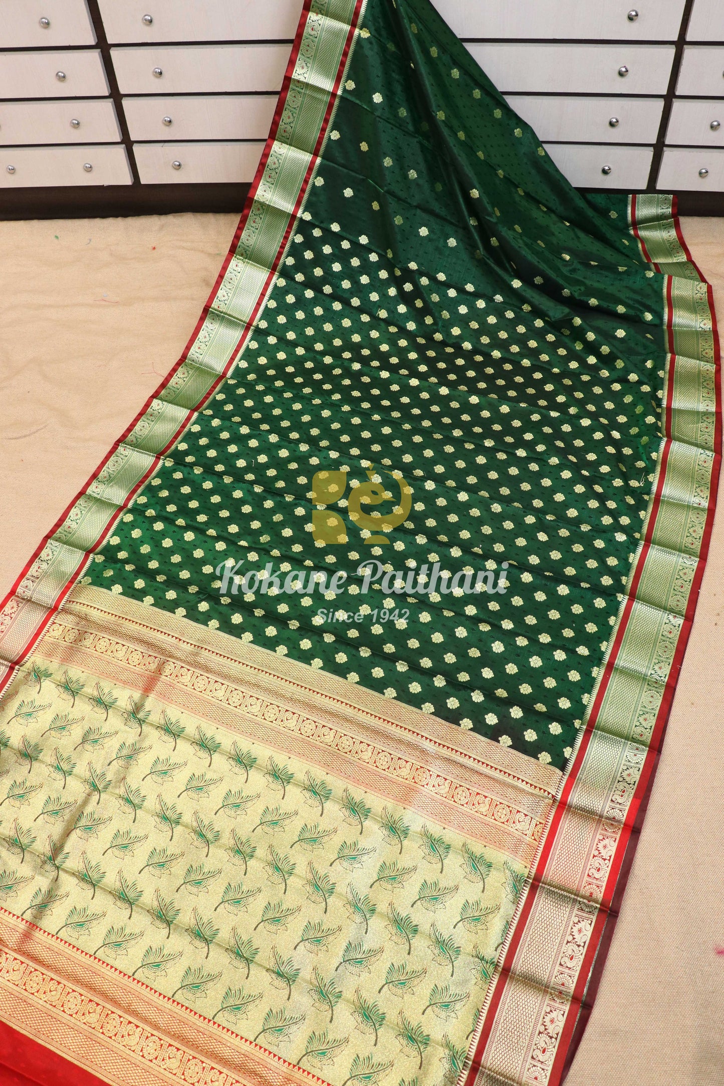 Banaras Semi Paithani Saree