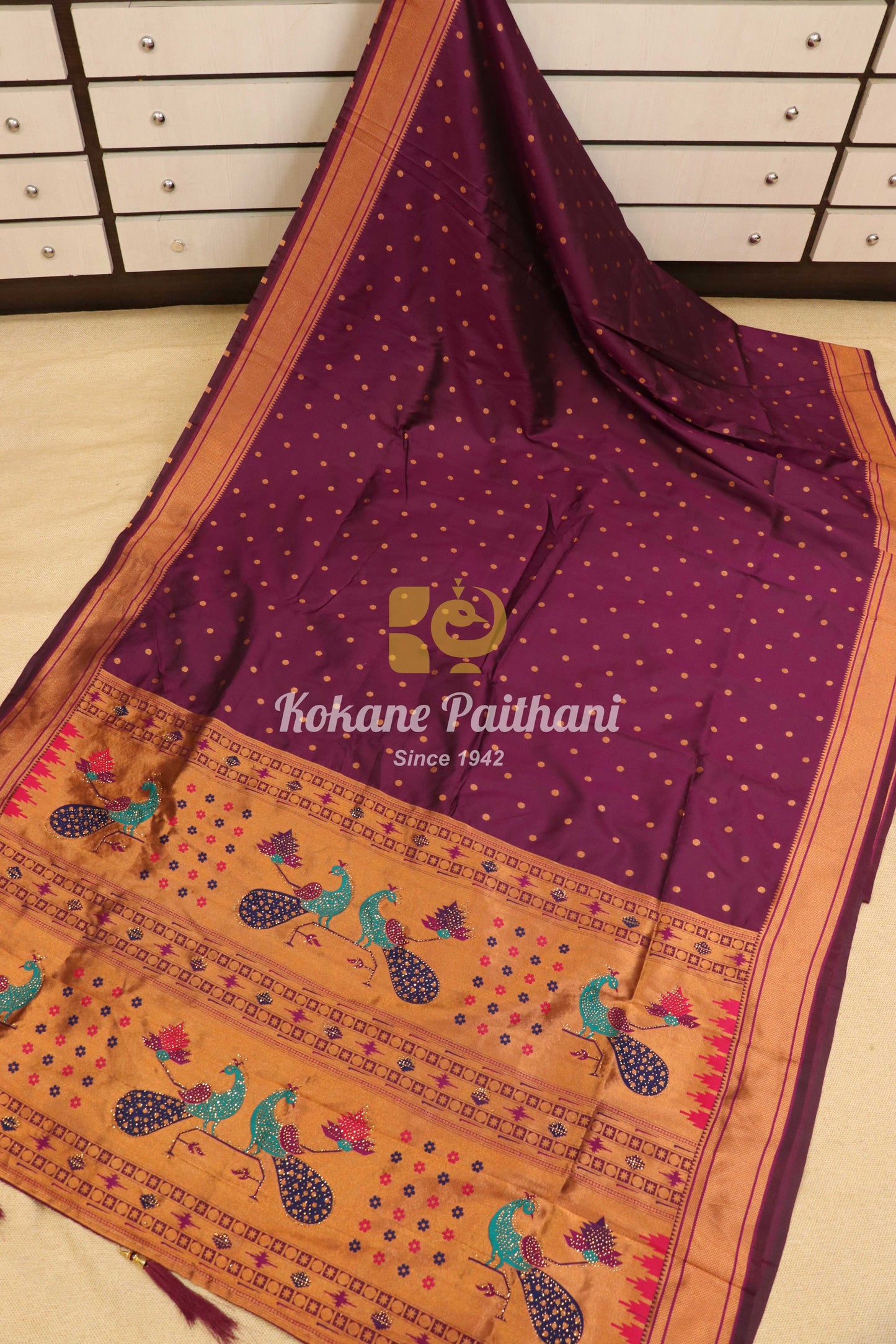 Ganga Silk Semi Paithani