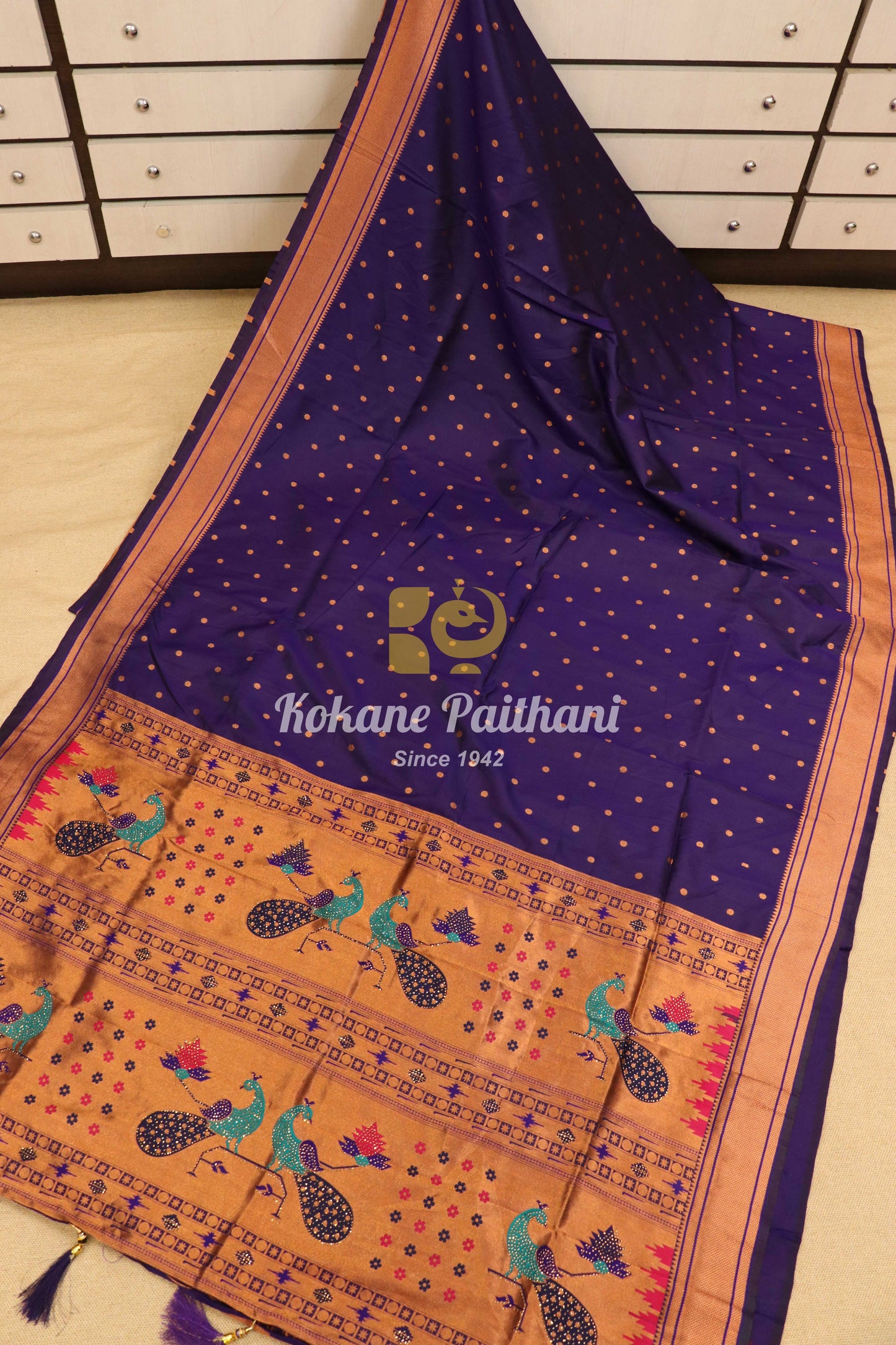 Ganga Silk Semi Paithani