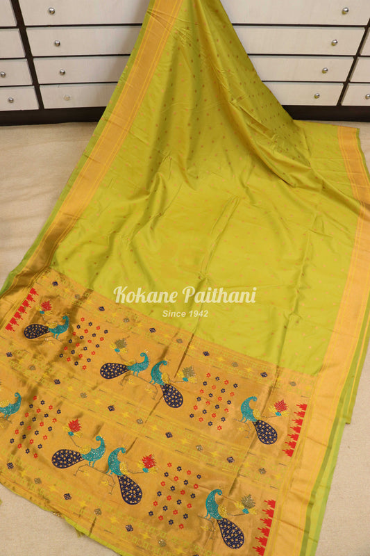 Ganga Silk Semi Paithani