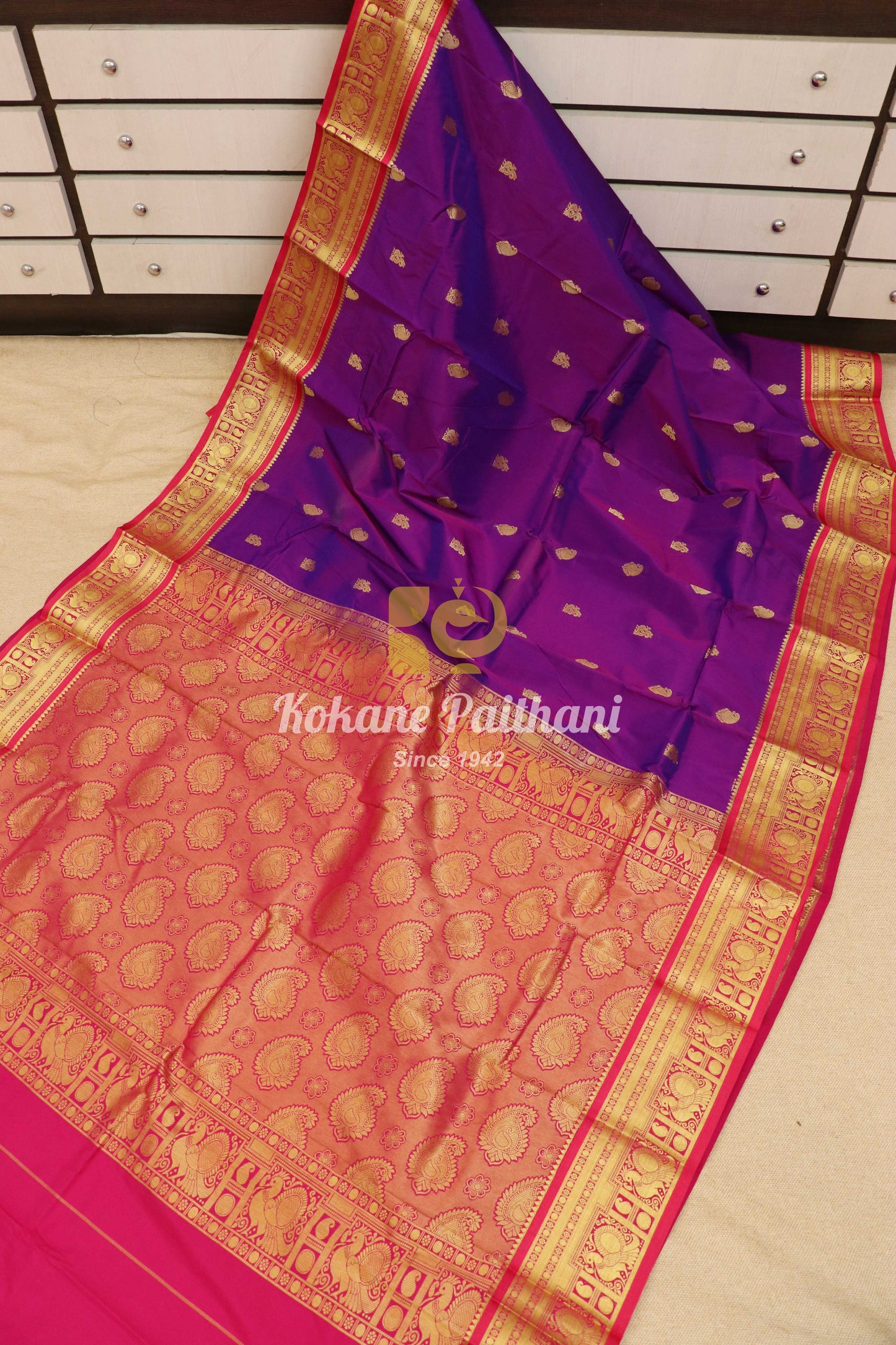 Semi Kanchi Saree 2